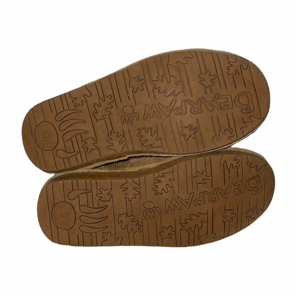 BearPaw Marie Brown Leather Suede Wool Sheepskin Girl's 3 - Picture 10 of 11